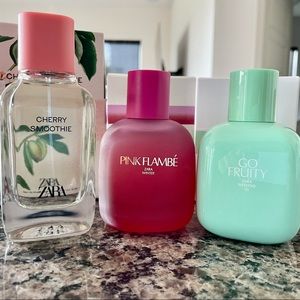 Zara Perfumes - Cherry Smoothie, Pink Flambé, Go Fruity